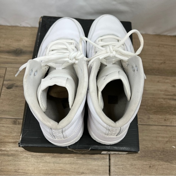 NIKE JORDAN EXECUTIVE HIGH-TOP TRAINERS- Triple White. Men’s 9 820240100 W/Box - Picture 7 of 13